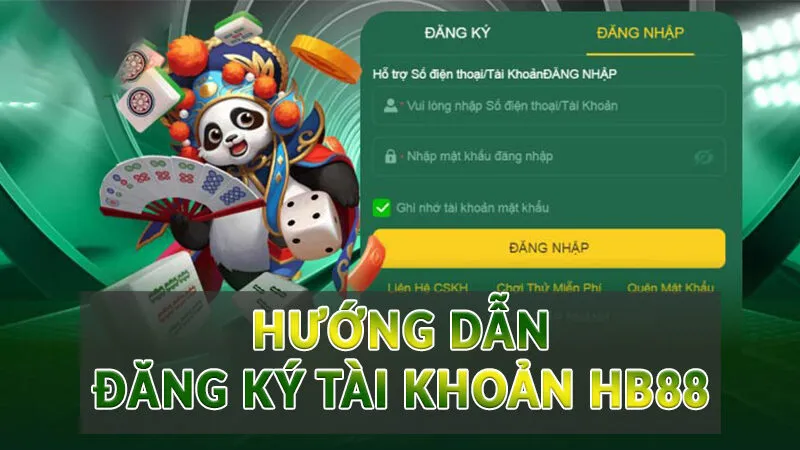 Hướng dẫn đăng ký tài khoản HB88