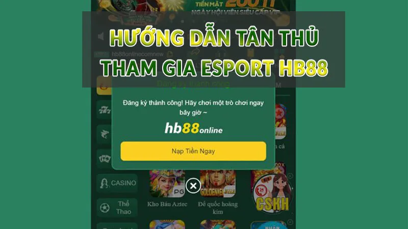 Hướng dẫn tân thủ tham gia Esport HB88