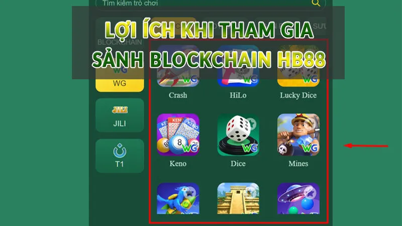 Lợi ích khi tham gia sảnh Blockchain HB88